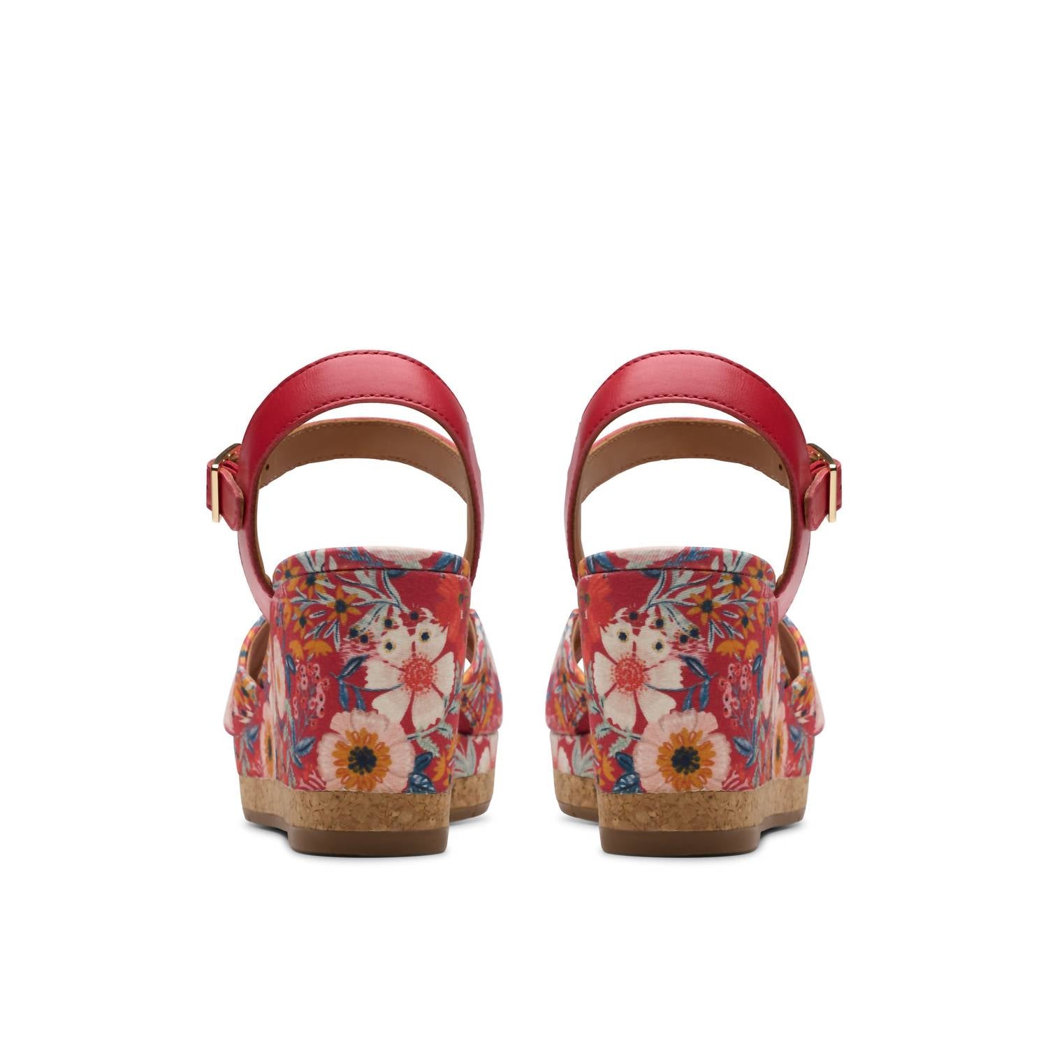 Clarks - Women's Chicly Floral Wedge Sandal