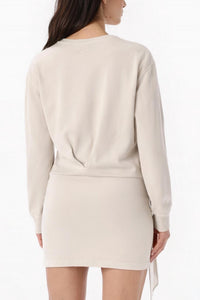 ISABEL MARANT Zae Dress in beige - women's dress - detail view