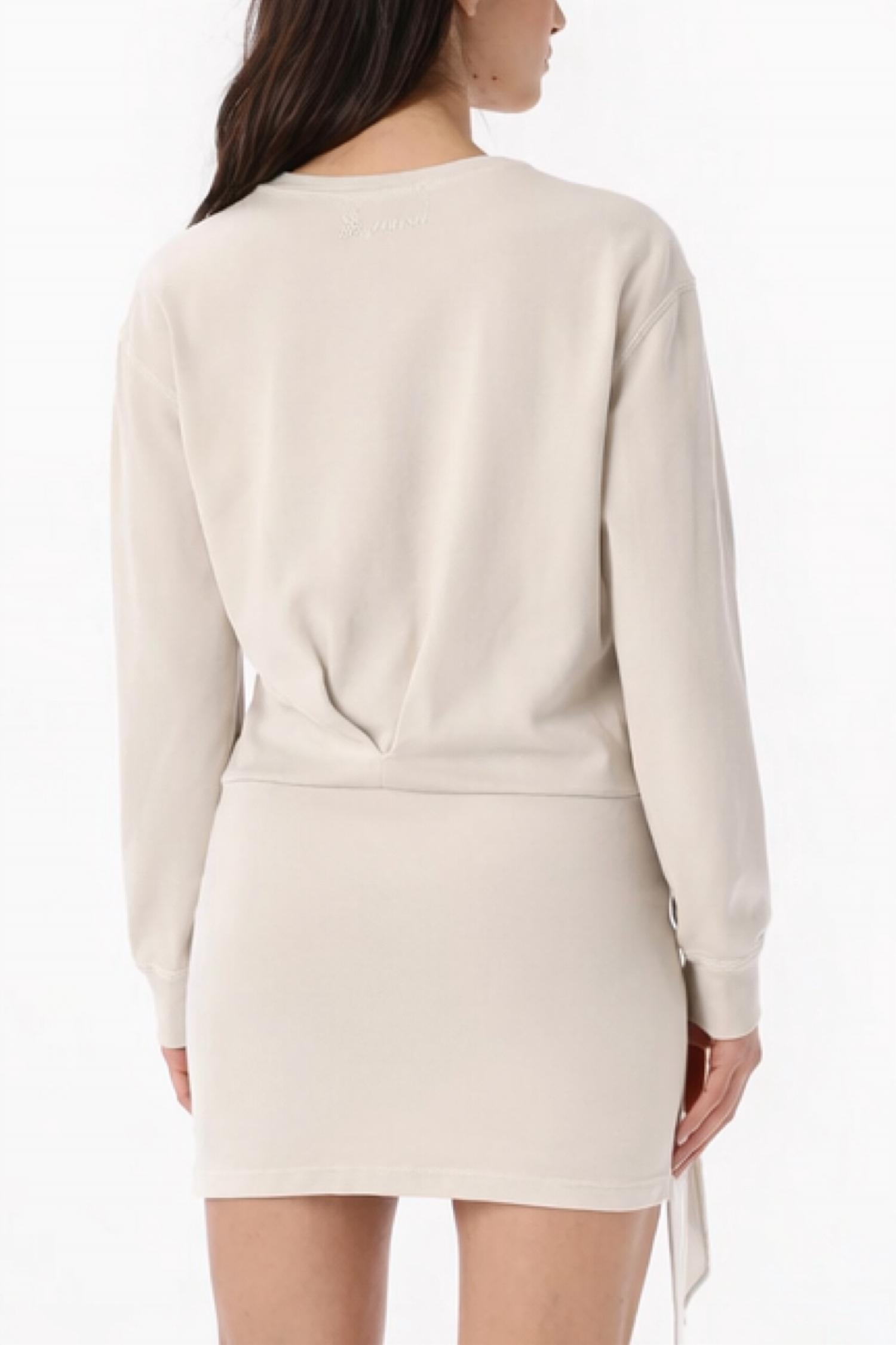 ISABEL MARANT Zae Dress in beige - women's dress - detail view