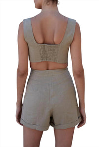 Le Kasha - Cesare Linen Shorts