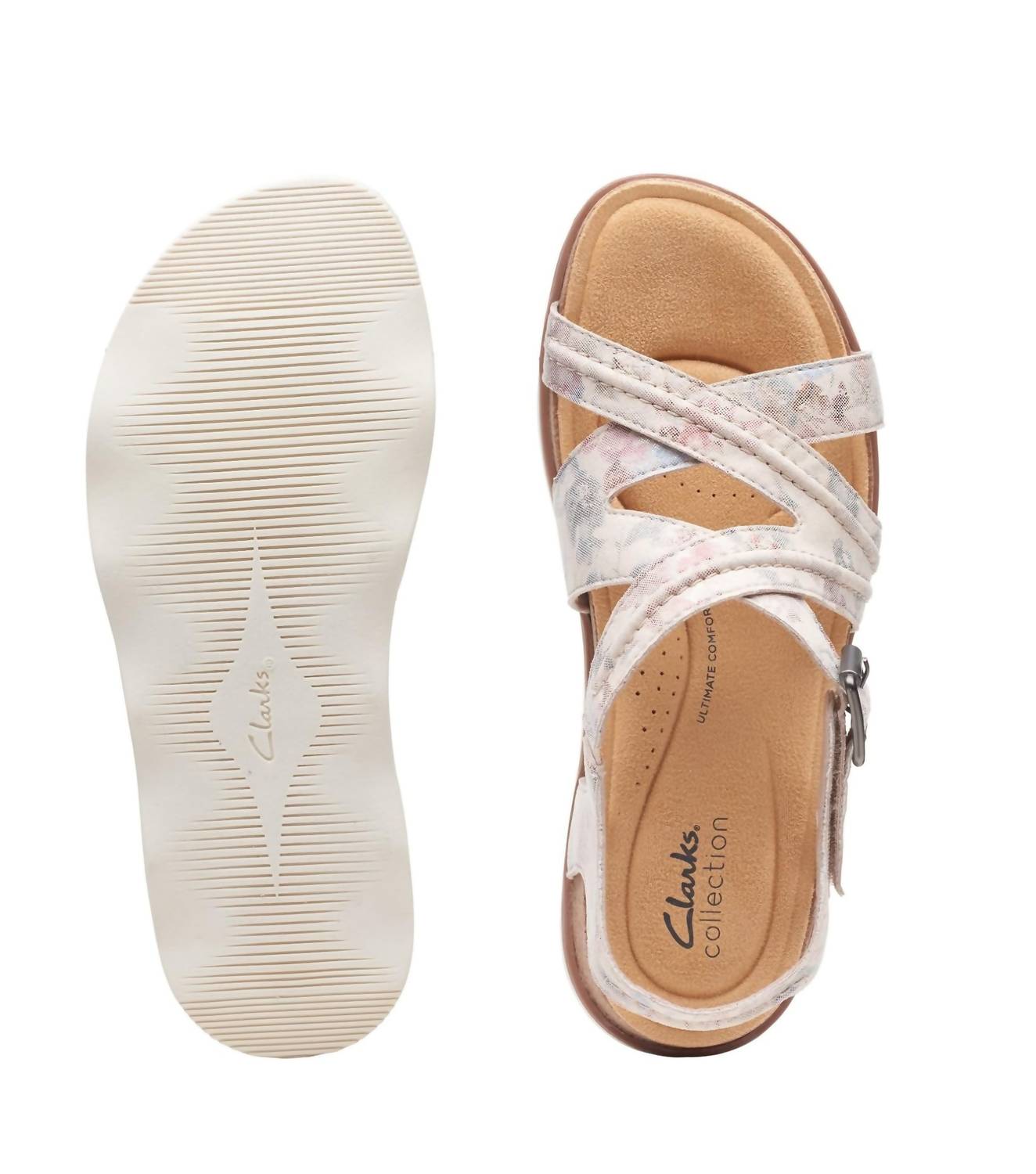 Clarks Women's Brynn Ave Flat Sandal in sand interest - women's sandal - view 5