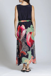 Apny - V-neck Tank Midi Dress