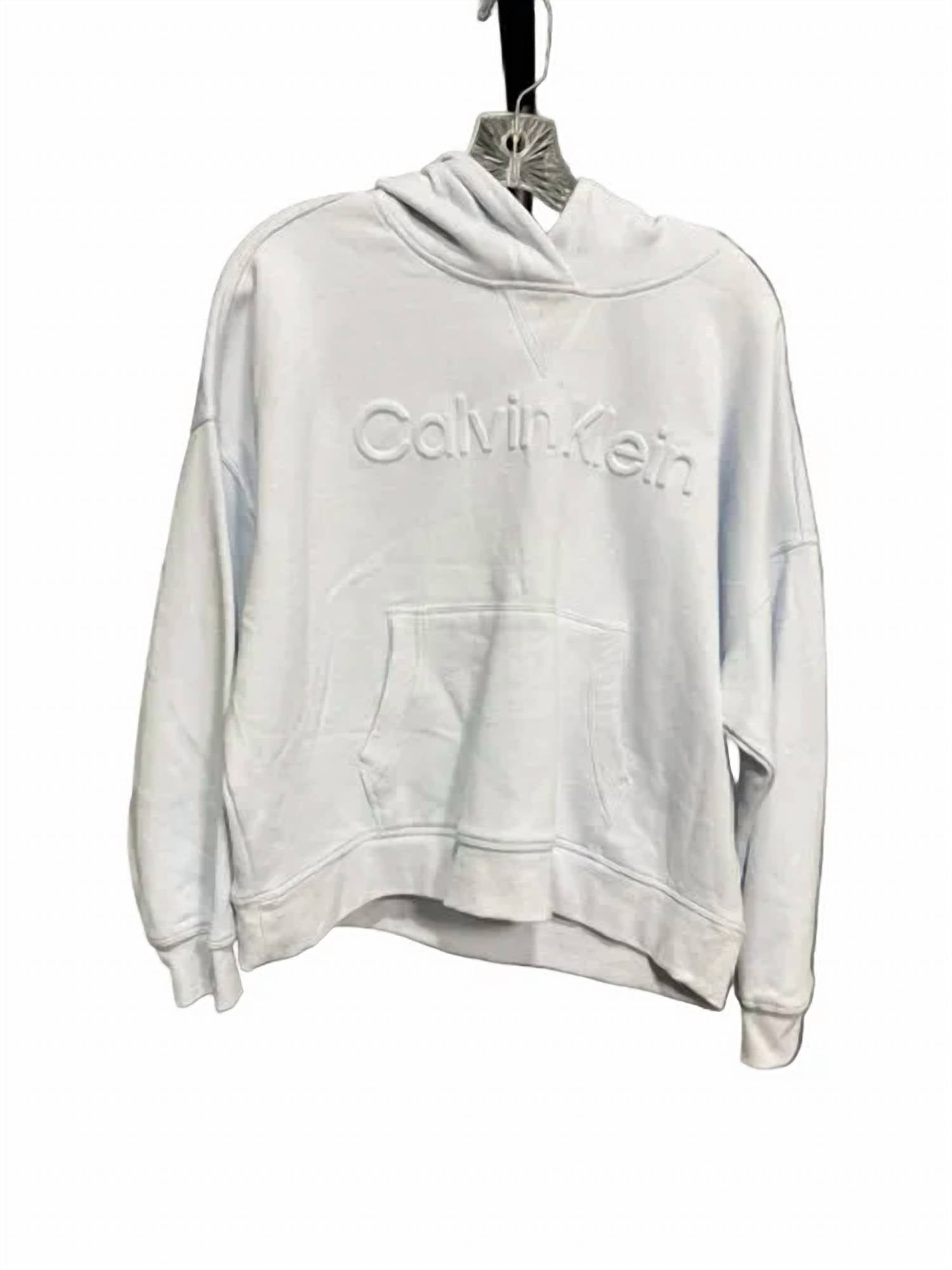 Calvin Klein - Fleece Embossed Logo Pullover Hoodie