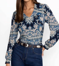 Johnny Was - JANIE FAVORITE PUFF SLEEVE POLO