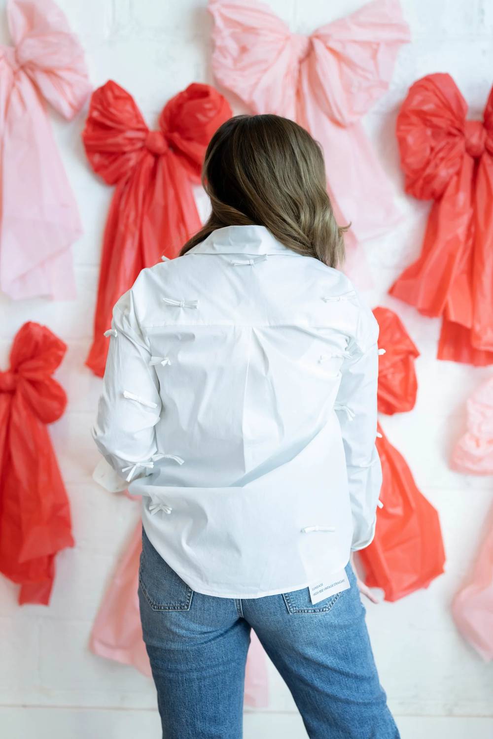 English Factory - Bow Detailed Button Down Shirt