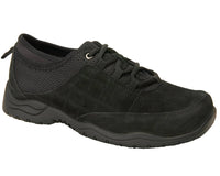 DREW Women's Lisbon Shoe in black nubuck combo - women's shoe