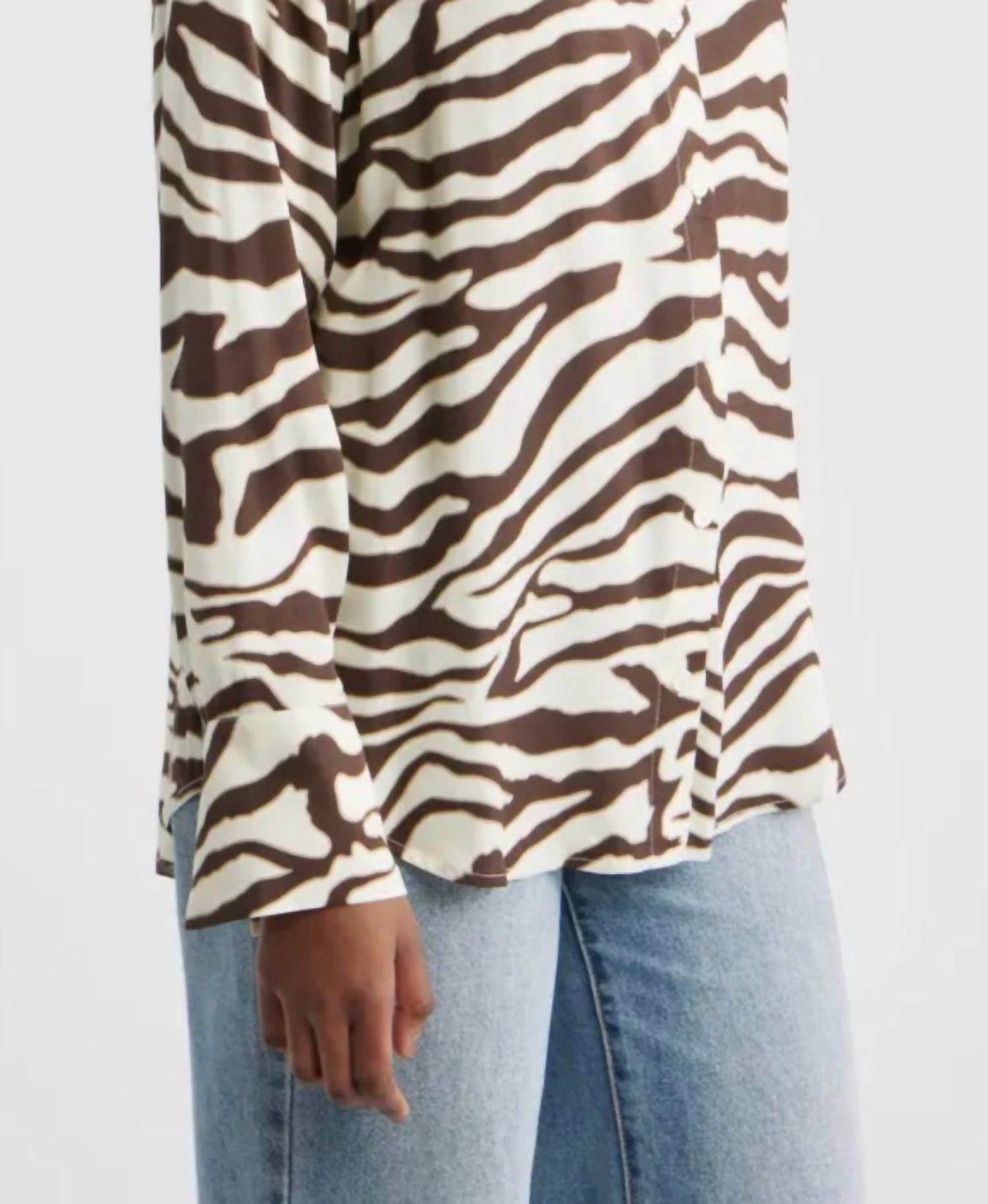Rails - Espresso Zebra Saige Top