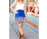Beeson River - Color Block Sleeveless Mini Dress