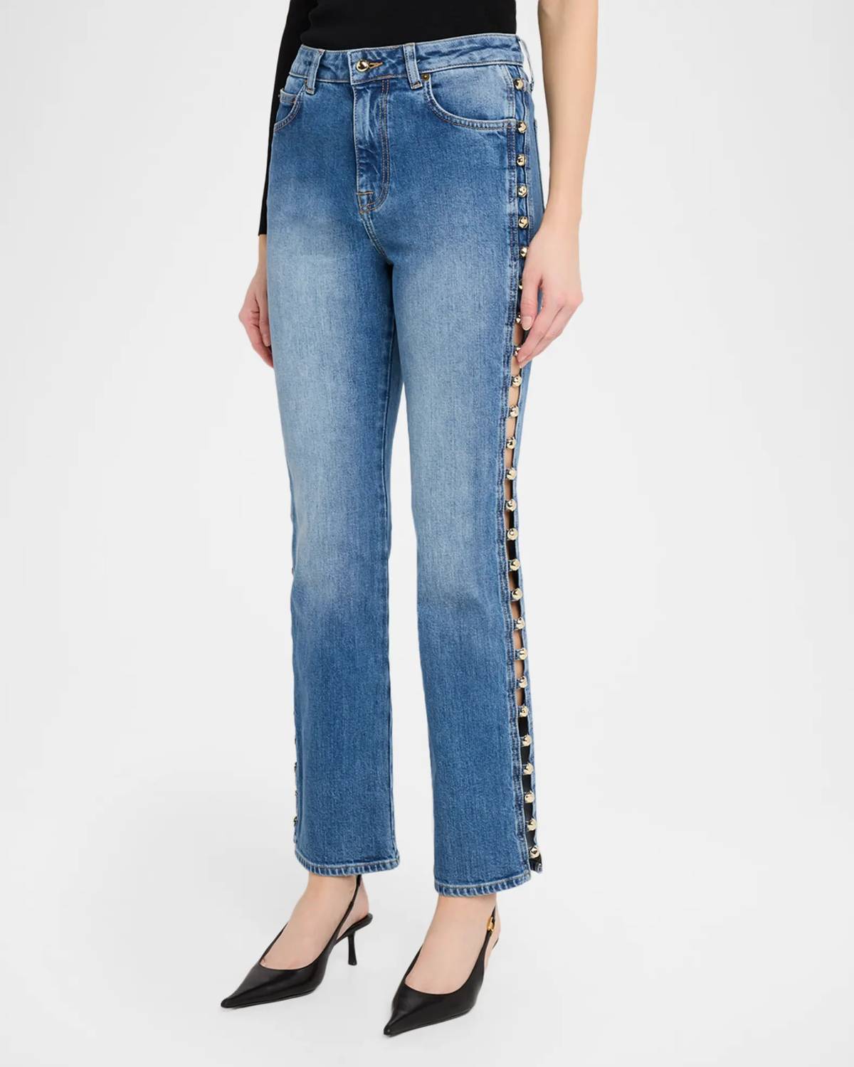 Simkhai - Amelia High Rise Straight Jeans