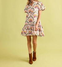 Double A Gia Mini Dress in botanique 1 - women's dress - view 5