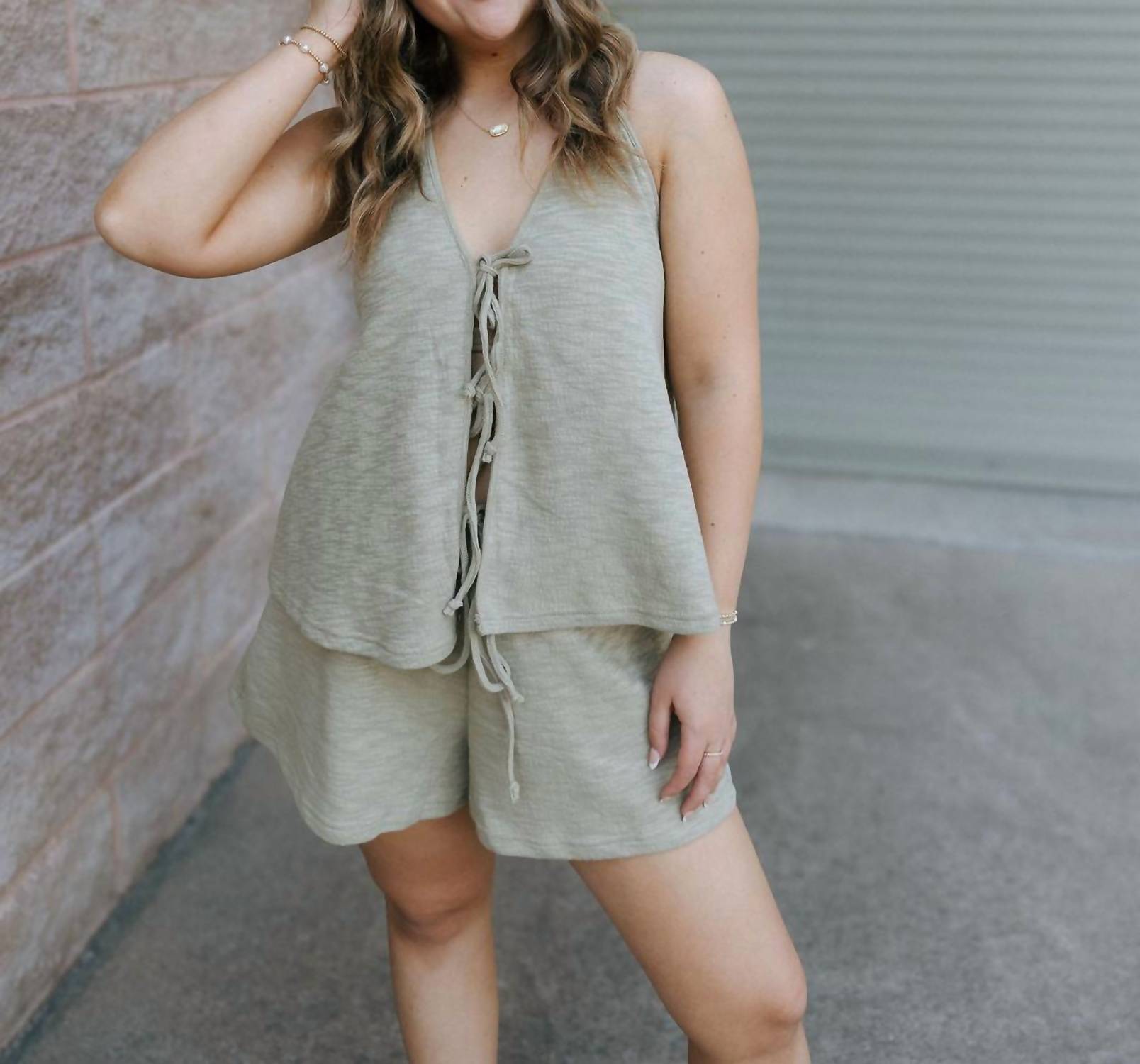 By Together - Hallie Halter Tie Top