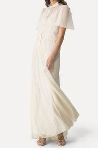 Forte Forte - Tulle Plisse Dress With Slip