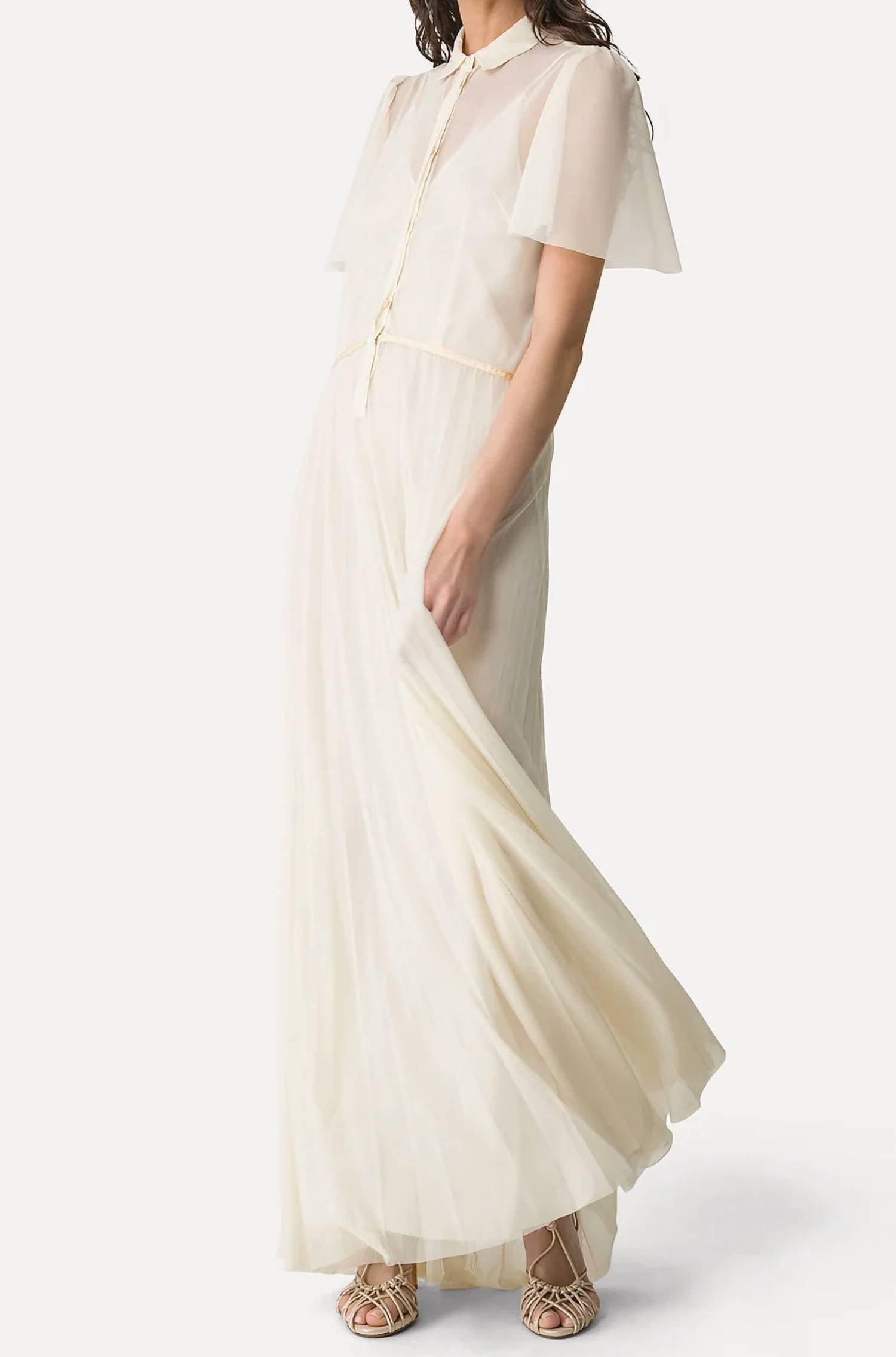 Forte Forte - Tulle Plisse Dress With Slip