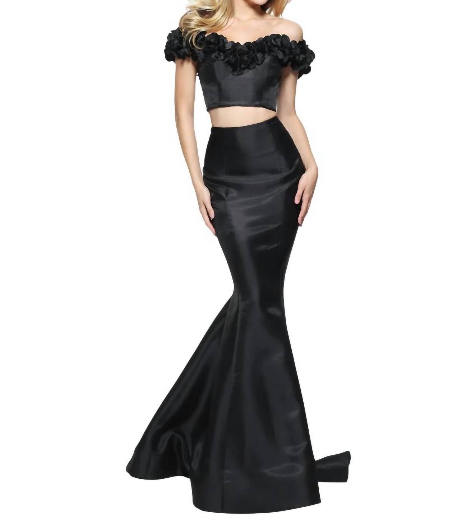 Sherri Hill - Off-The-Shoulder Prom Dress