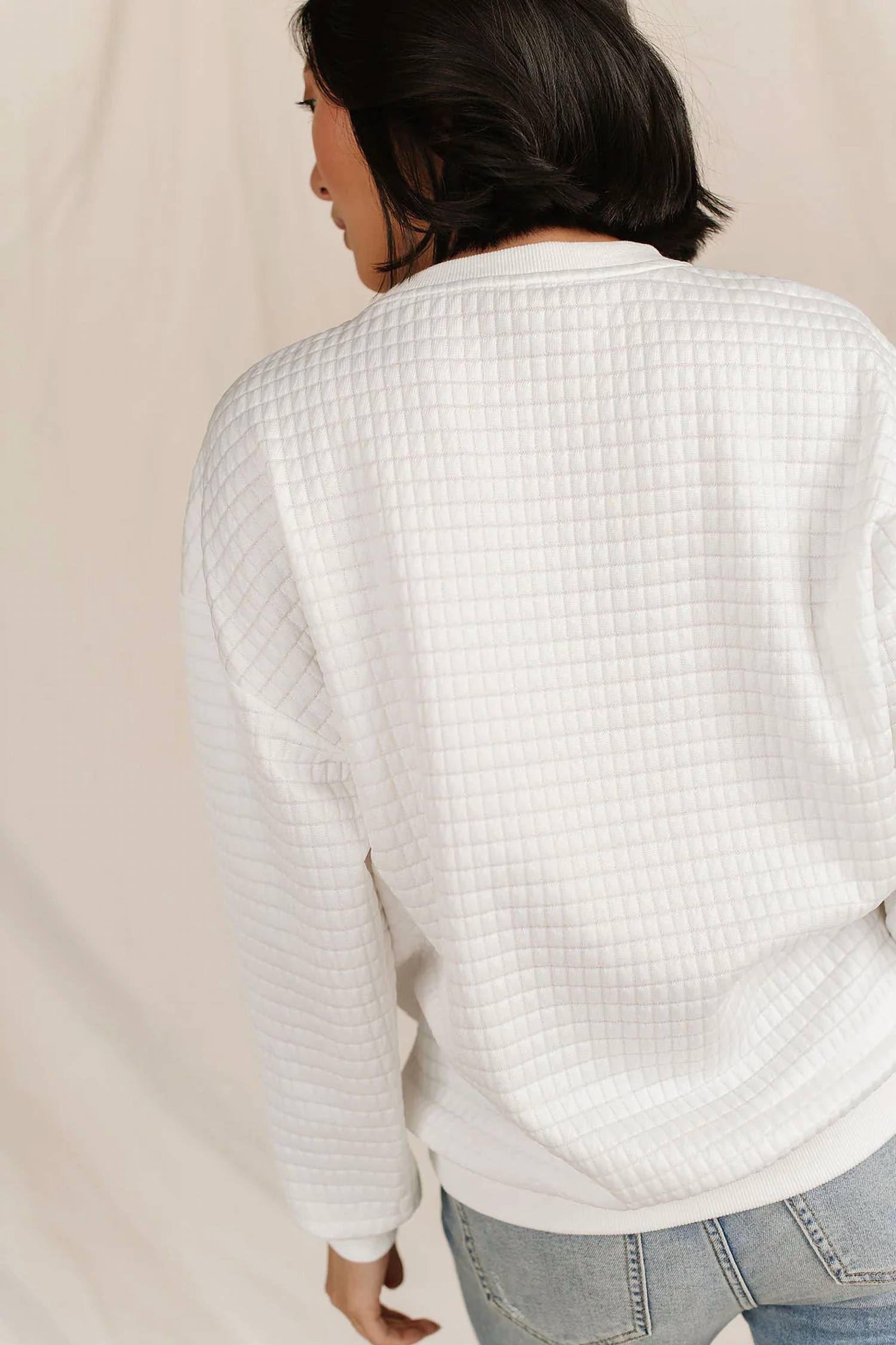 Ampersand Ave - Quilted Pullover Sweater