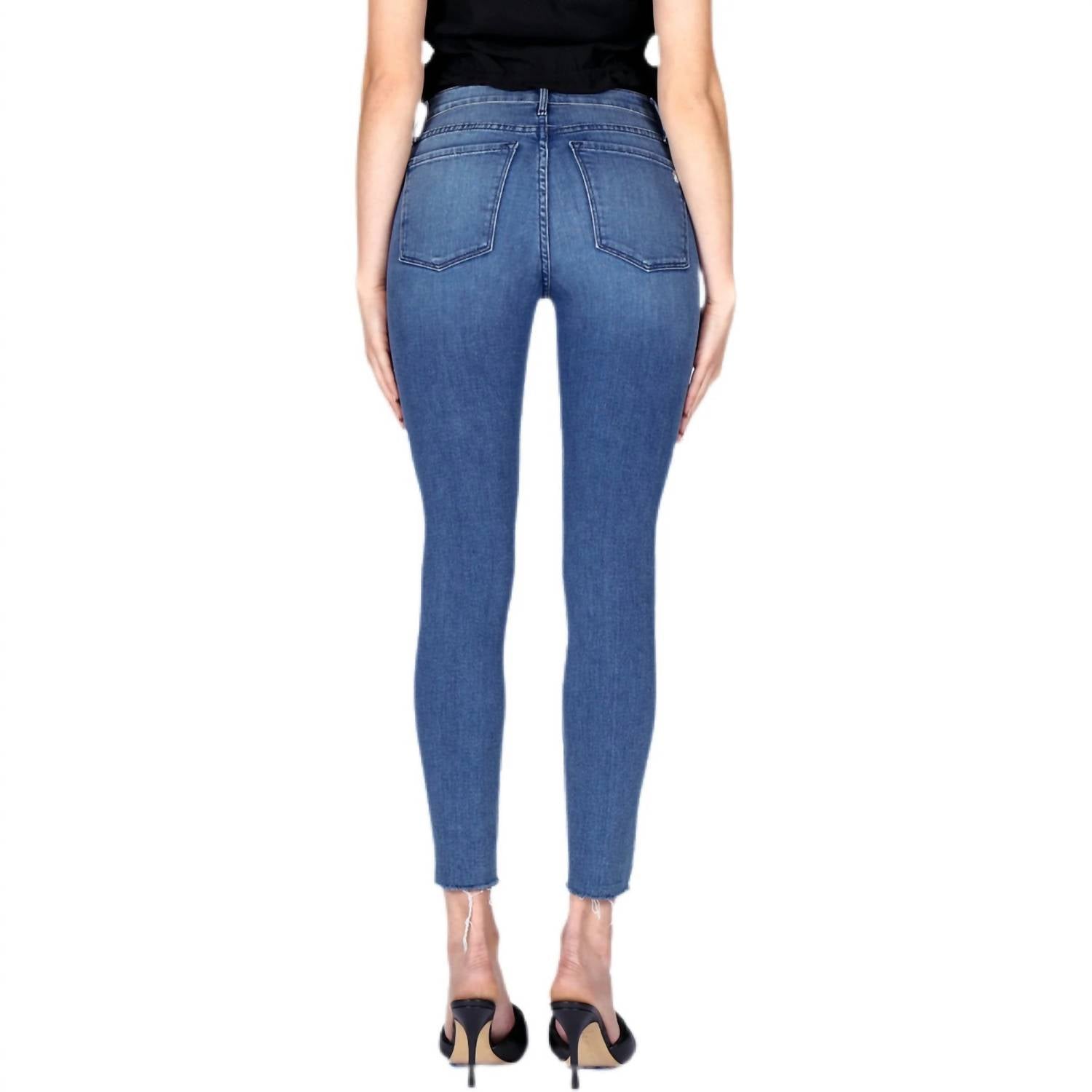 Black Orchid - Carmen High Rise Ankle Fray Jeans