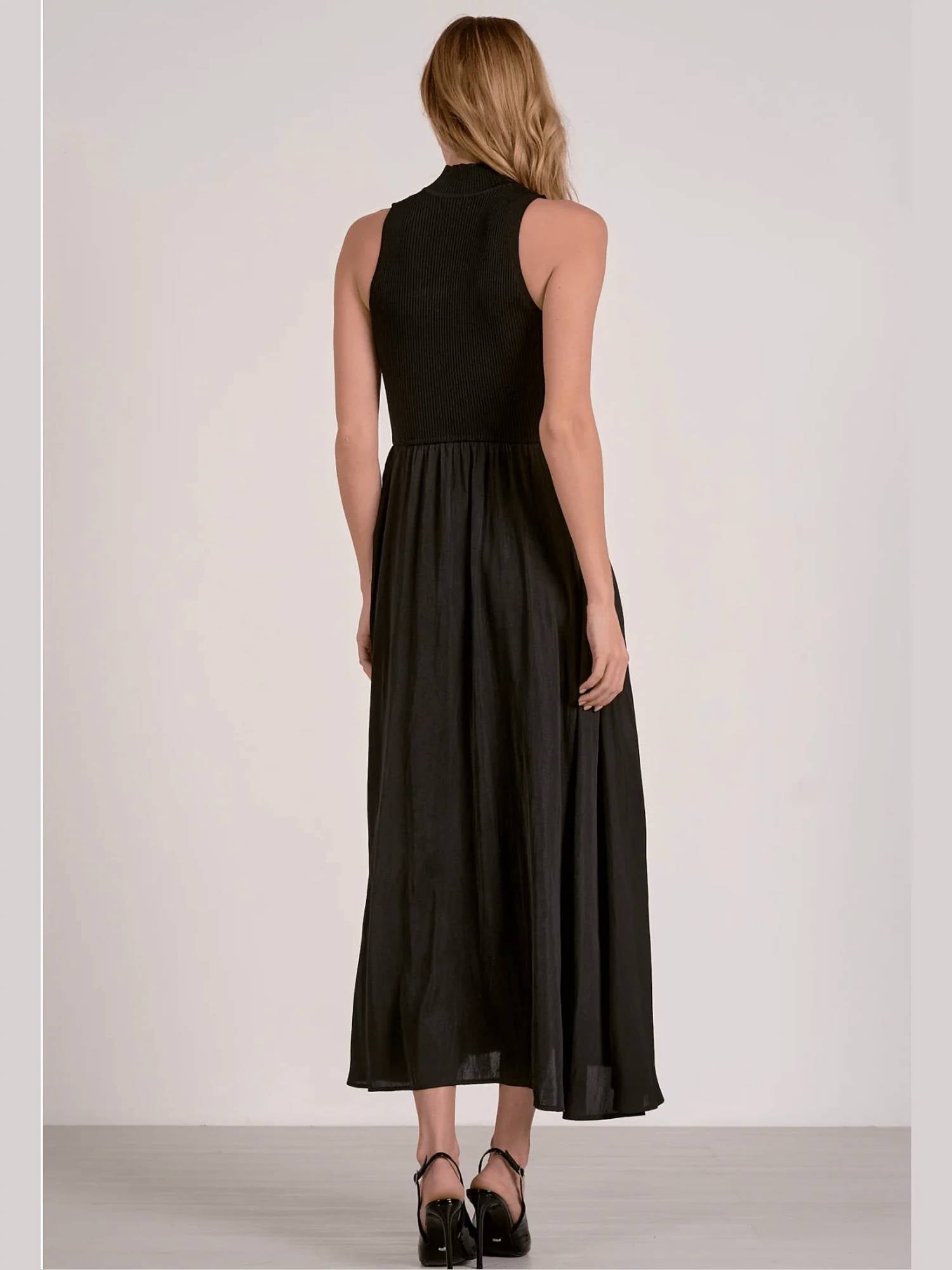 Elan - Maci Mock Neck Maxi Dress