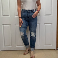 Judy Blue - Mr. Boyfriend Fit Witth Destroy Jeans