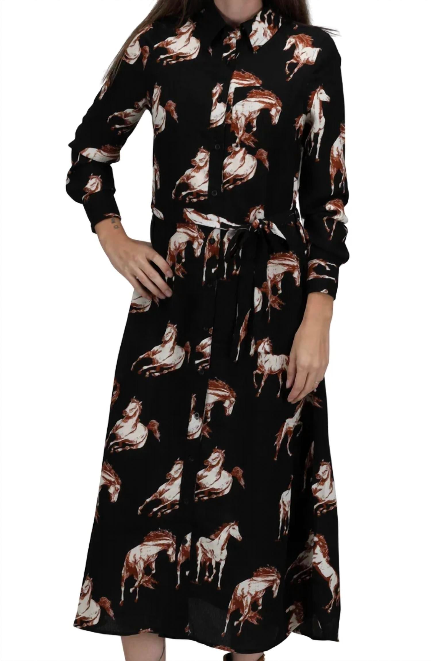 Cotton & Rye - Horse Print Dress
