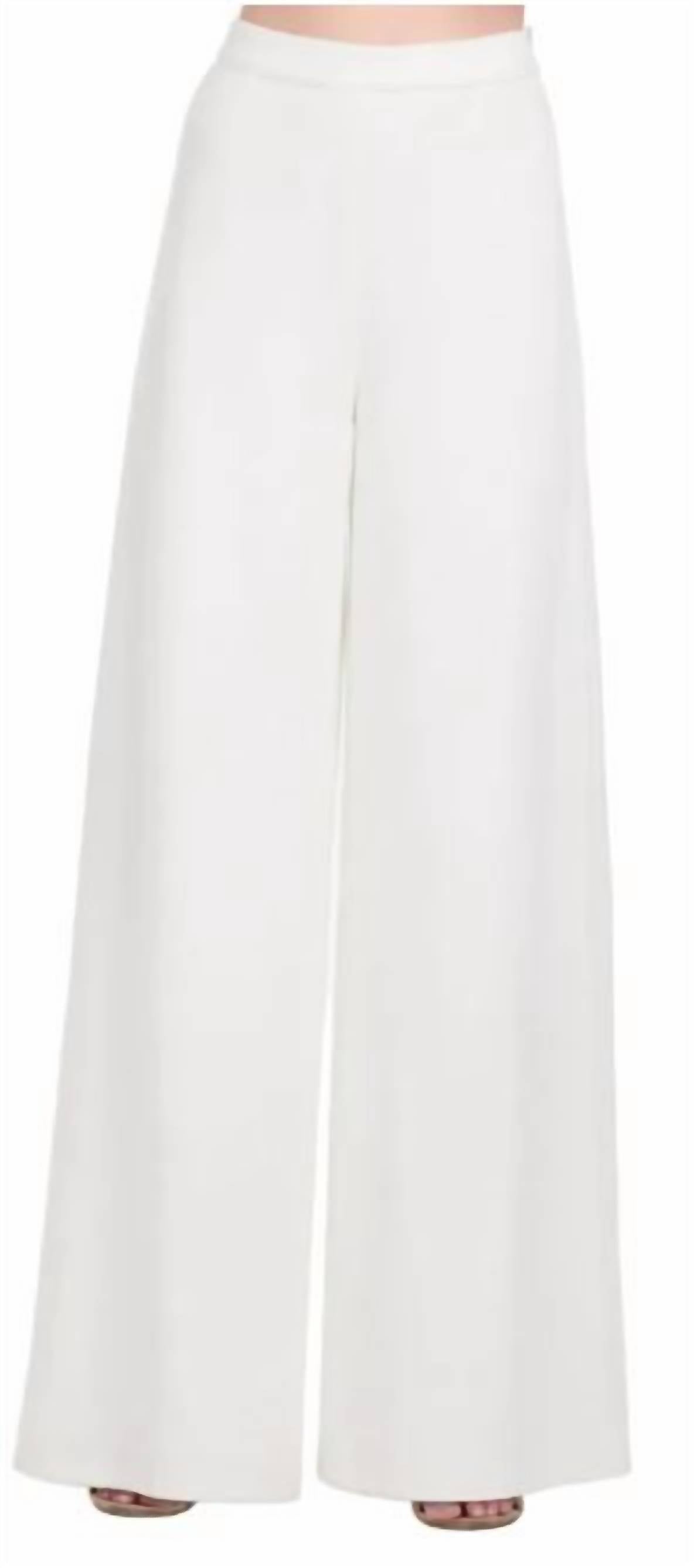 Emily Shalant - Stretch Crepe Wide Leg Pant