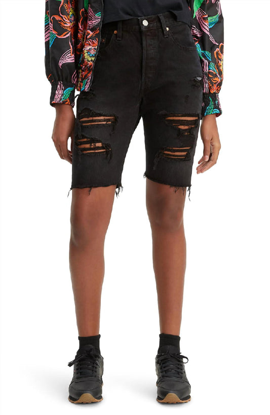 Levi'S - 501 Ripped Button Fly Jean Shorts