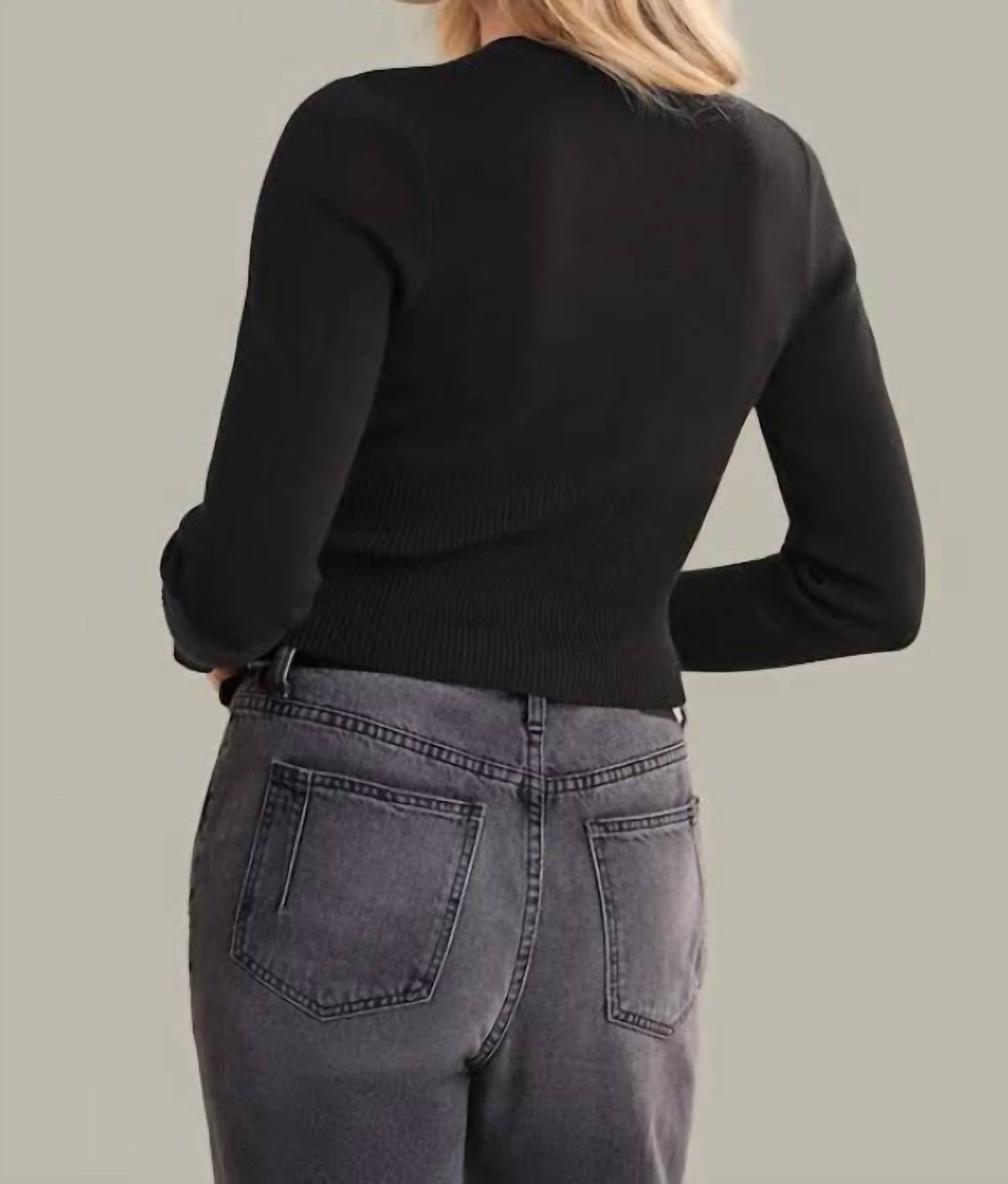 525 America - Anne High Rib Waist Cardigan