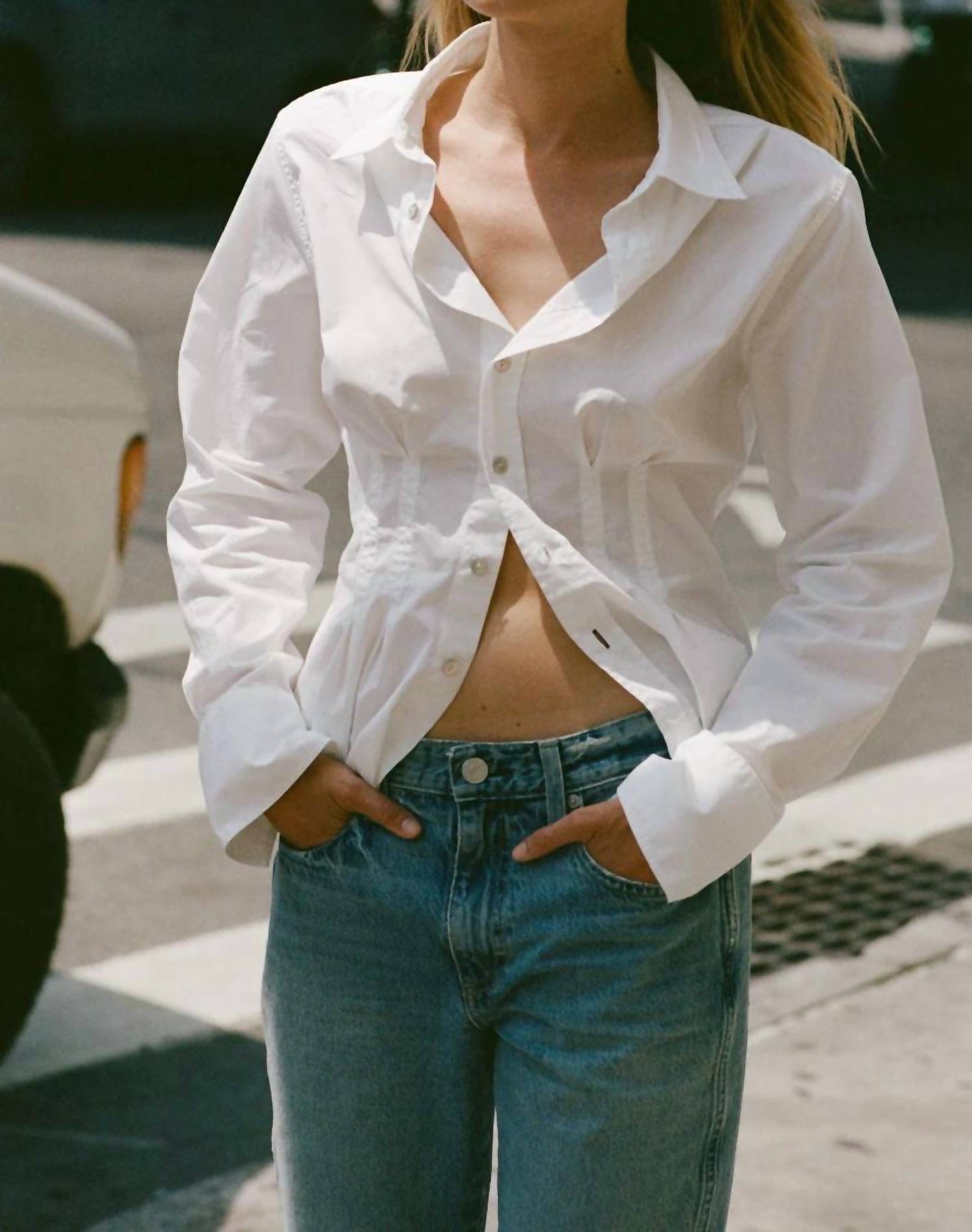 Amo - Lucinda Cinched Back Shirt