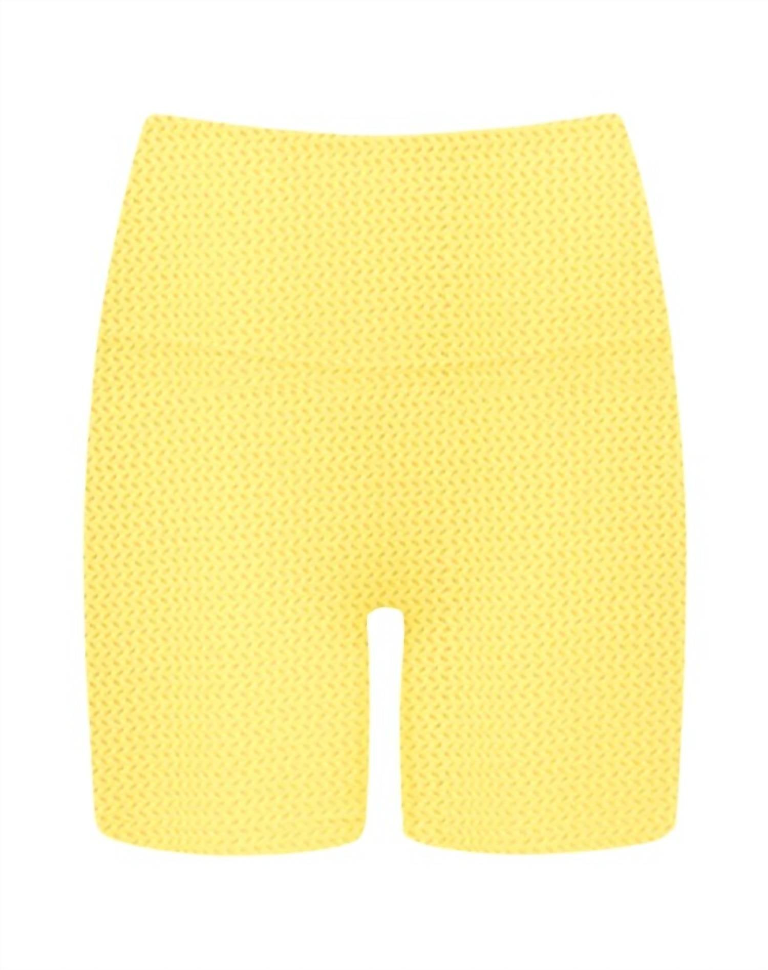 Montce - Women's Crochet Midi Bike Short