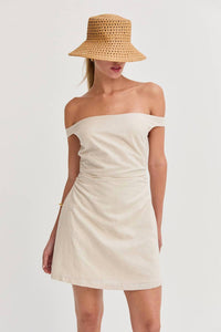 Crescent - The Newport Linen Mini Dress