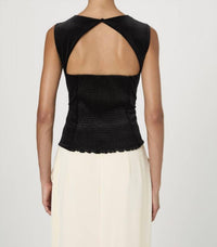 French Connection - Stretch Velvet Corset Top