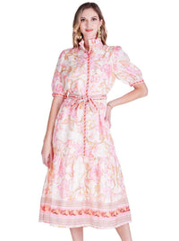 Jade - Aloha Bloom Button Front Dress