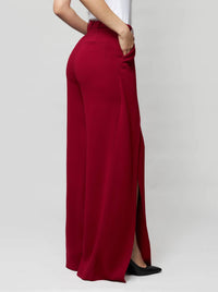 Solgo Atelier - Dina Wide Leg Crepe Pants