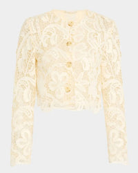 Ulla Johnson - Caris Floral Lace Embroidered Jacket