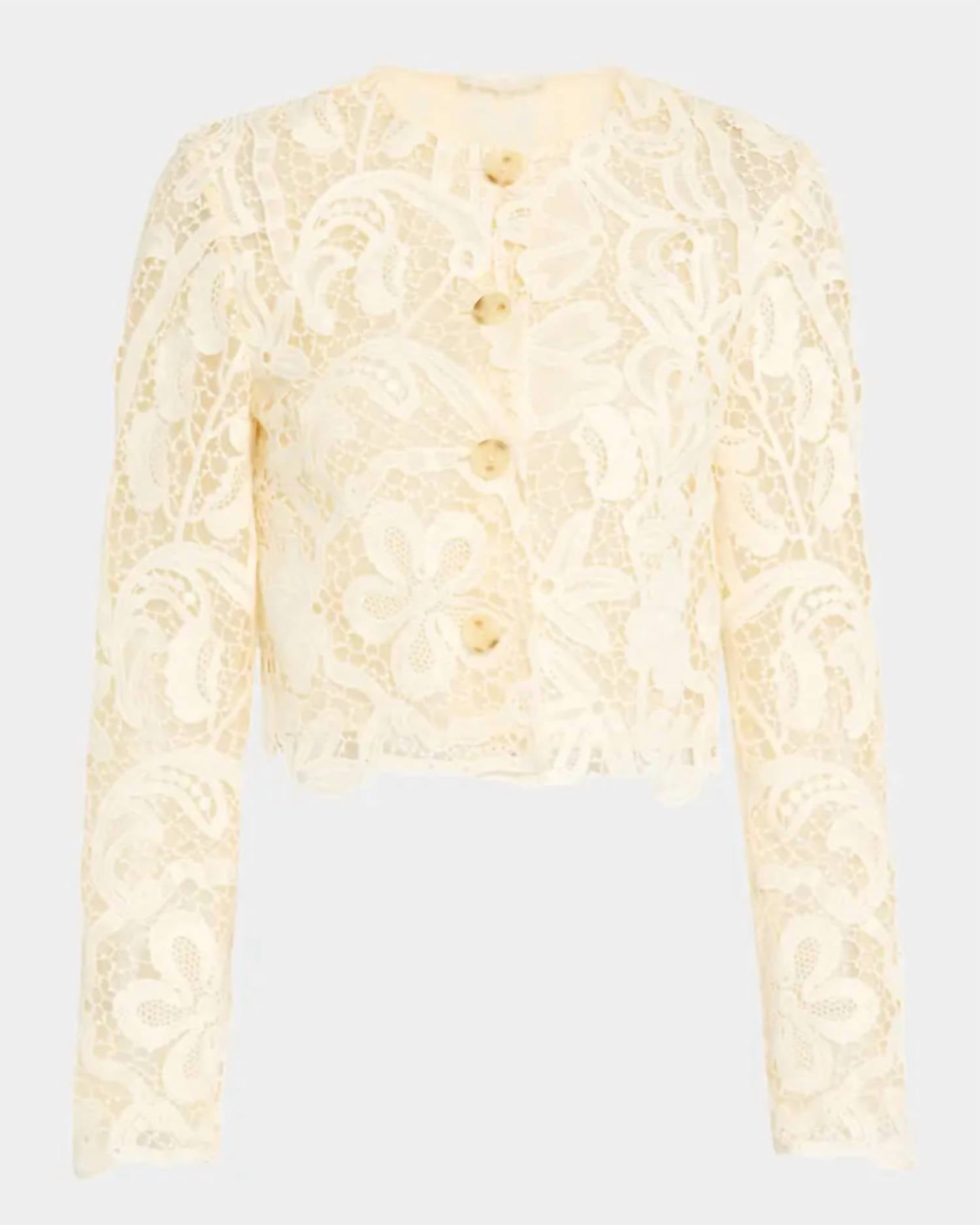 Ulla Johnson - Caris Floral Lace Embroidered Jacket