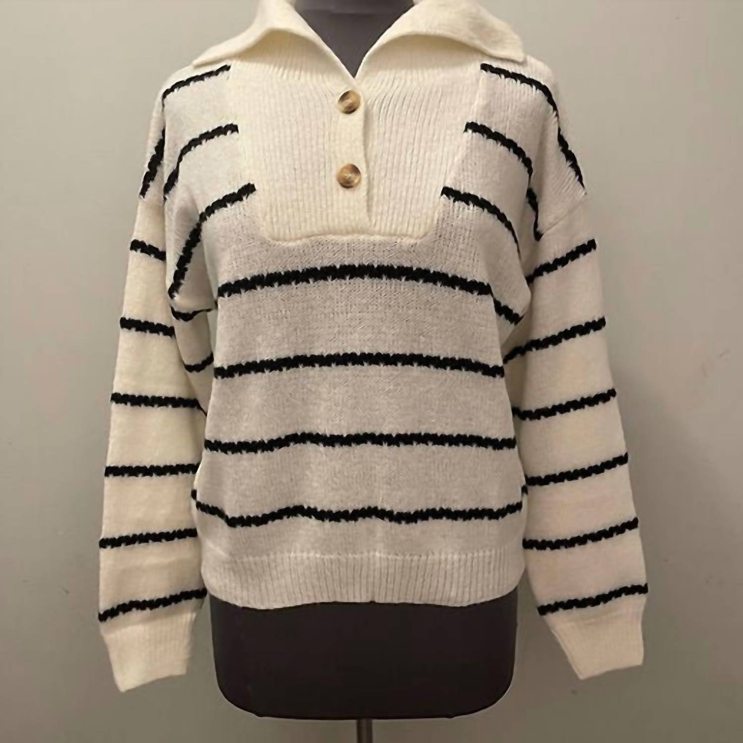 Blu Pepper - Women's Blair Stripe Sweater