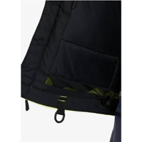 Ski-Doo Men's Vasa Polar Fleece Warm Ski Jacket Coat in navy and neon green - men's jacket - view 4