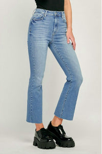 Hidden - Darcy Clean Cut High Rise Cropped Flare Jeans