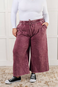 Zenana - Wide Leg Cropped Palazzo Pants