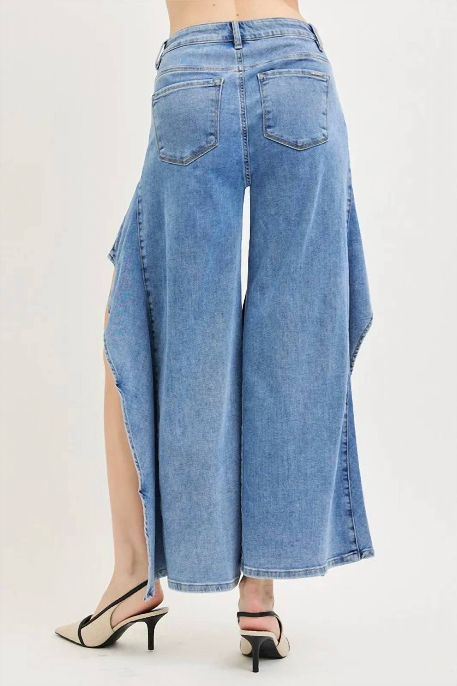 Risen - Brianna Slouch Wide Leg Jeans