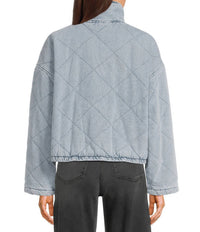 Blu Pepper - Quilted Jacket With Ties