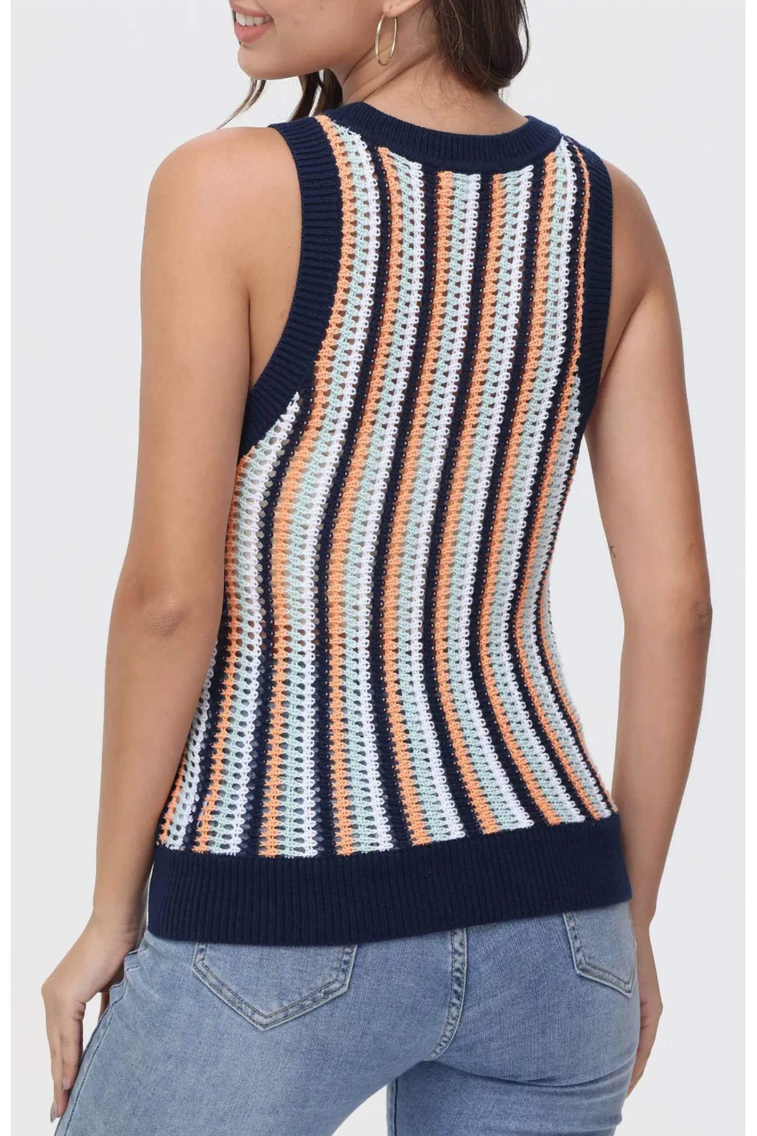 525 America - Krista Crochet Tank Top