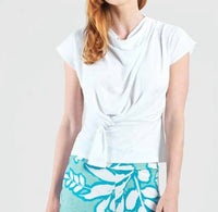 Clara Sunwoo - Drape Neck Loop Front Top