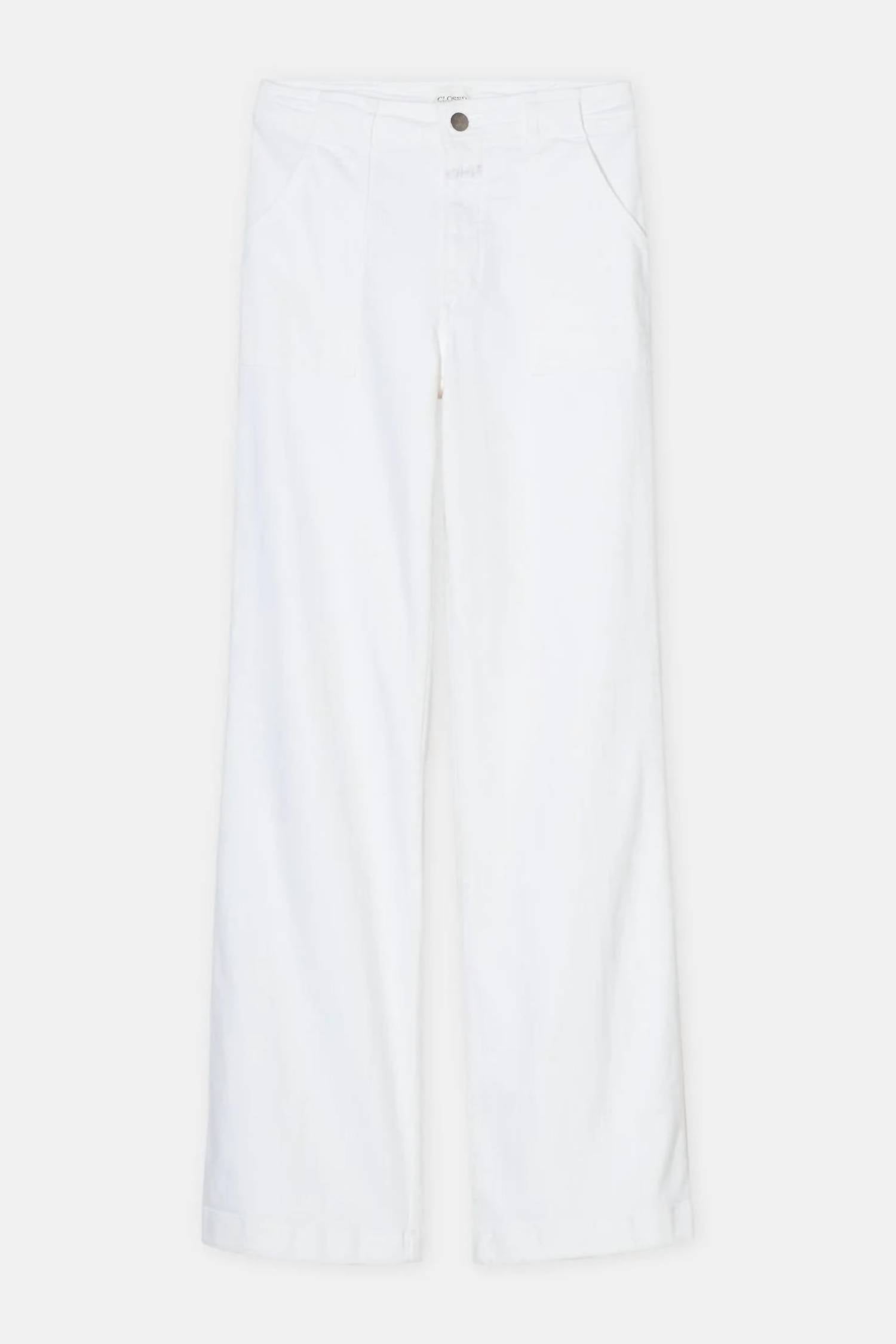 CLOSED Aria High Rise Denim Jeans in white - women's jeans - view 5