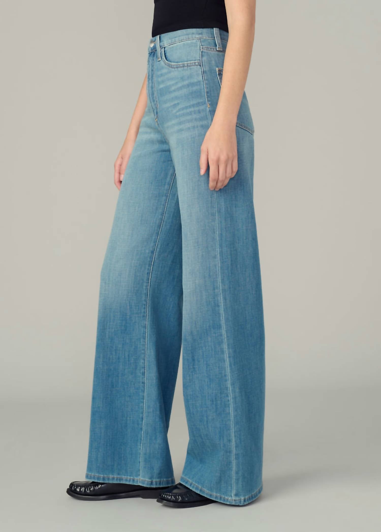Joe'S Jeans - Mia High Rise Wide Leg Petite Jeans
