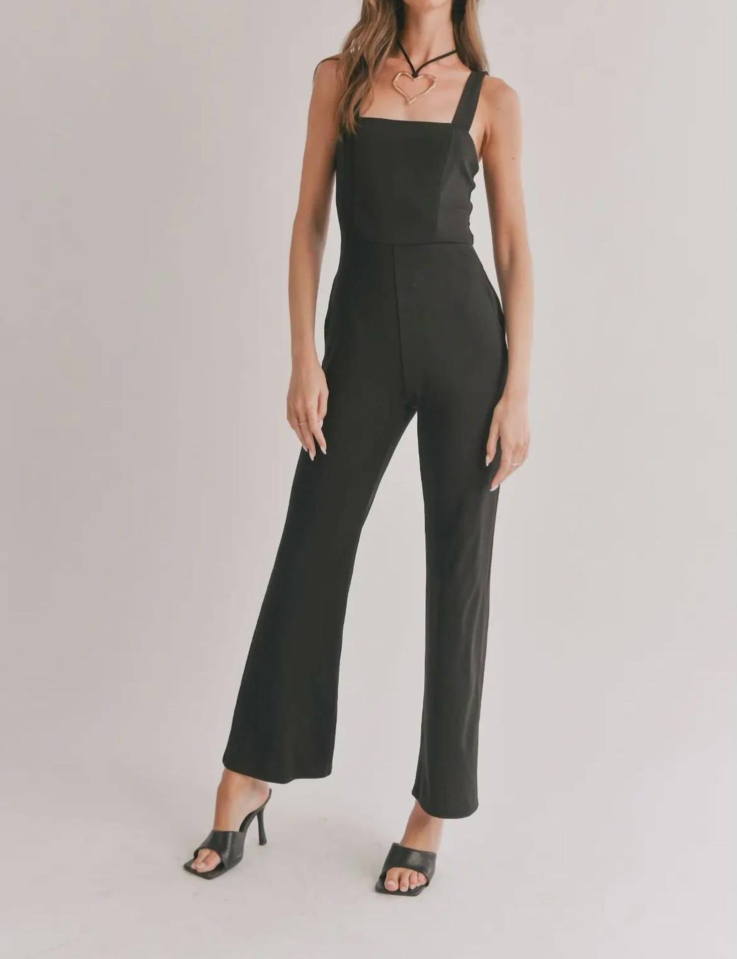 Sage The Label - Iconic Square Neck Jumpsuit