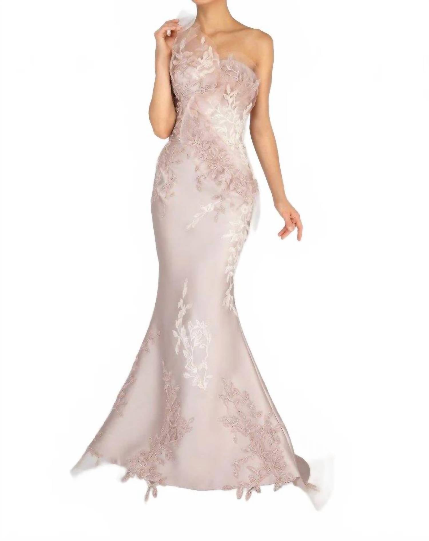 Terani Couture - Evening Asymmetrical Mermaid Long Formal Premium Dress