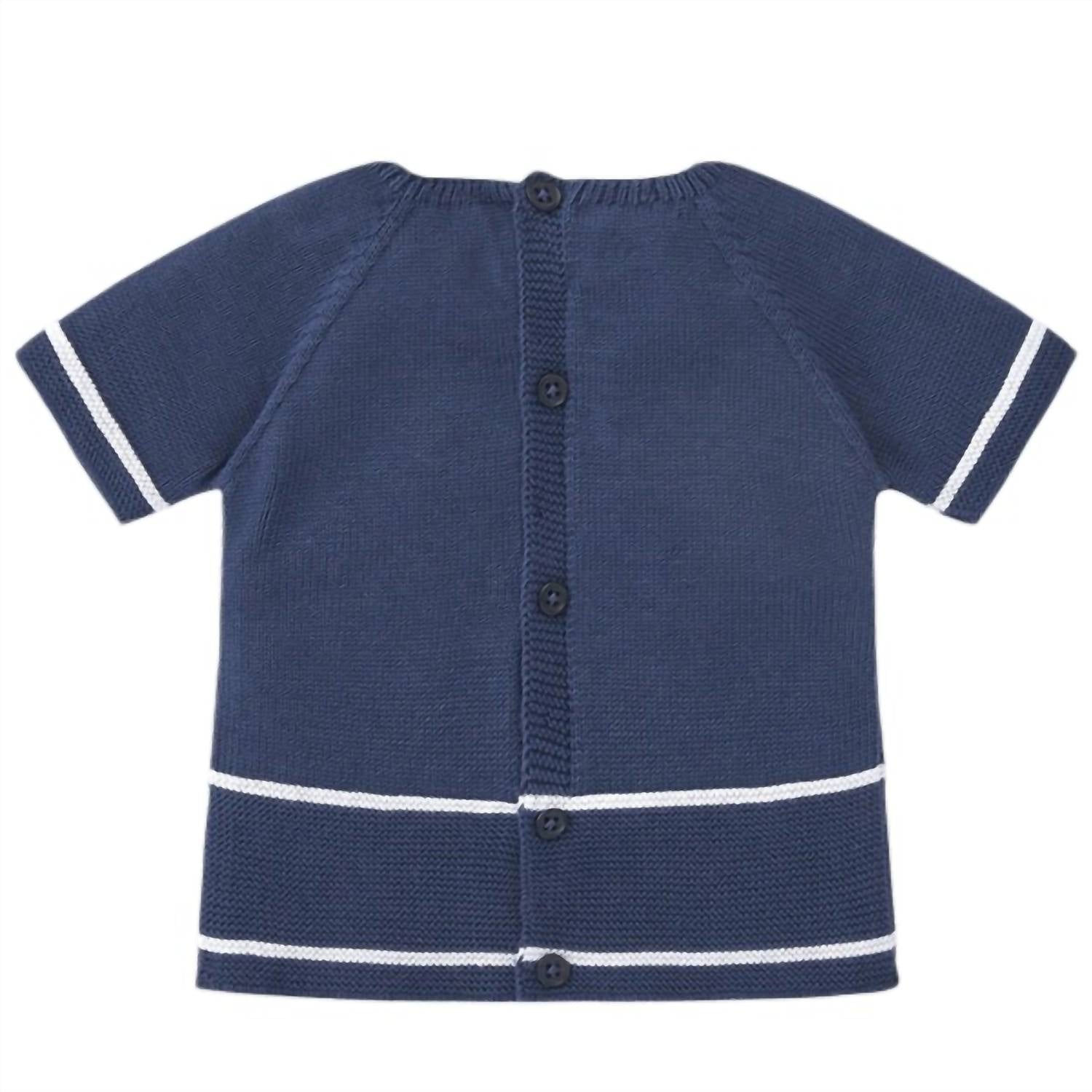 Paz Rodriguez - Baby Short Sleeve Knit Sweater