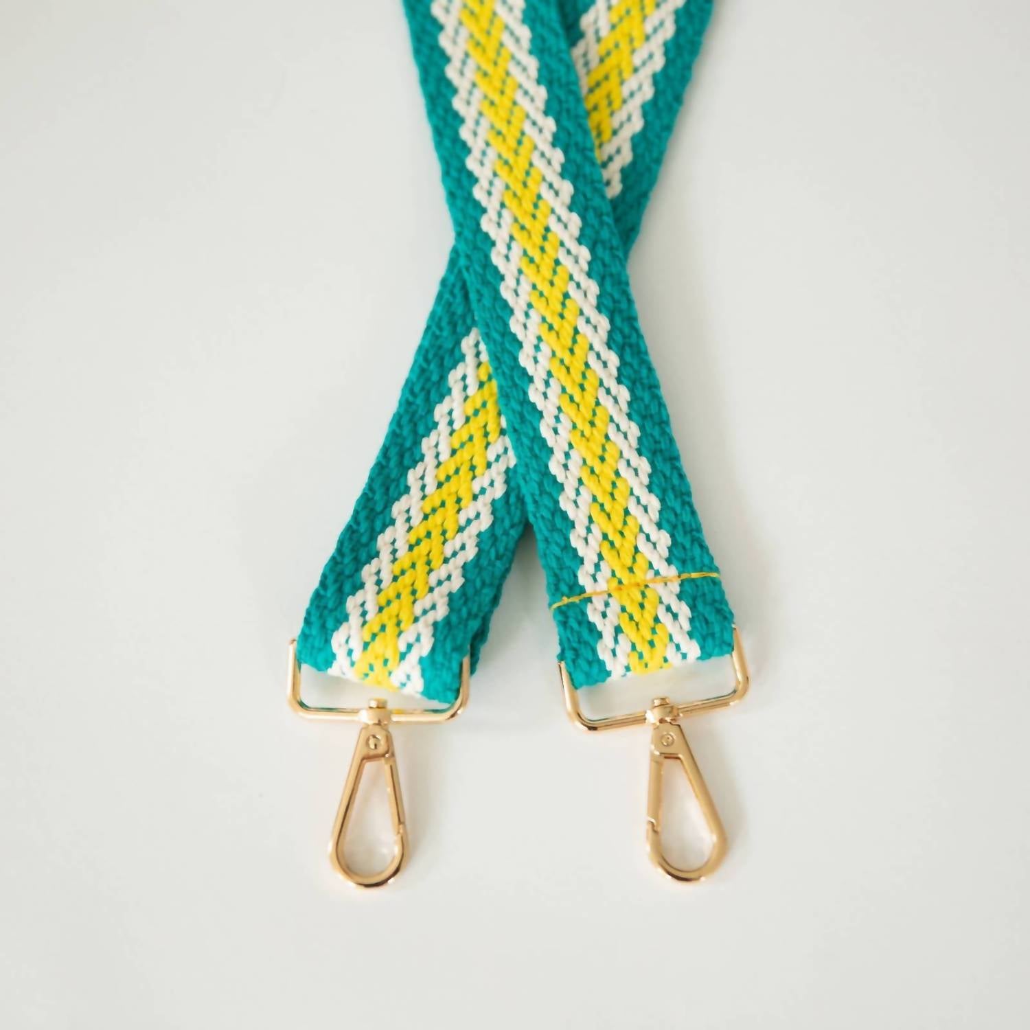 Funky Monkey - Women's Stripe Woven Crossbody Purse Strap