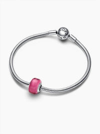 Pandora Women's Mini Murano Glass Charm in pink - women's item - alternate view