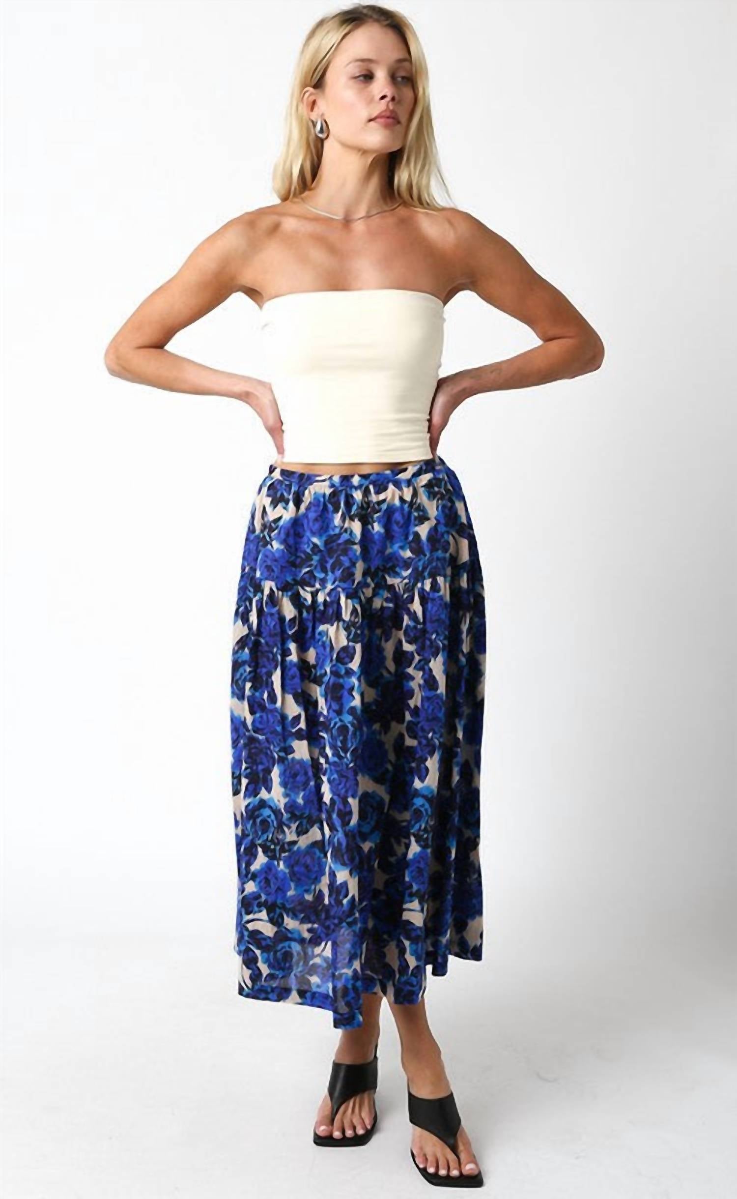 Olivaceous - Evie Strapless Top